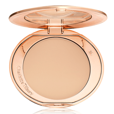 Charlotte Tilbury,Air Brush Flawless Finish Powder,แป้งอัดแข็งไม่ผสมรองพื้น,แป้งพัพ,ชาร์ล็อต ทิลบิวรี่